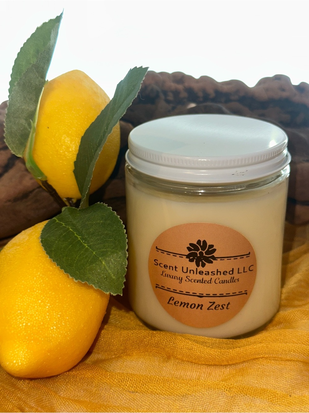 Lemon Zest Luxury Scented Candle